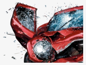 10 Psd Broken Window Glass Images - Red Car Crash Png