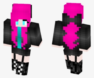 Install Pink Hair Girl Skin Instruction - Minecraft Spiderman Skin Noir