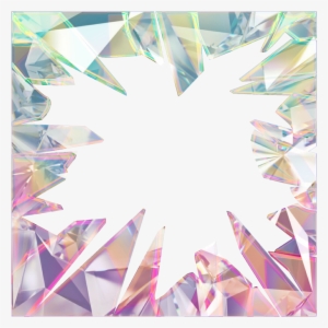 Glass Broken Transparent Jagged Frame Border Holo Holog - Glass