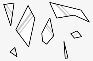 Collection Of Broken Glass Shards High - Broken Glass Clip Art