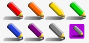 Colored Drawing Crayon Free Commercial For Use - Color Pencil