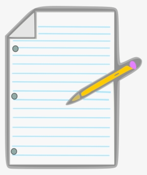 Big Image Png - Pencil And Paper Pdf
