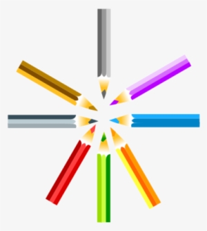 Colour Pencils Clipart - Colored Pencil