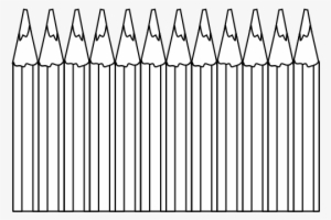 Pencil Black And White Colored Pencil Clipart Black - Coloured Pencils Black And White