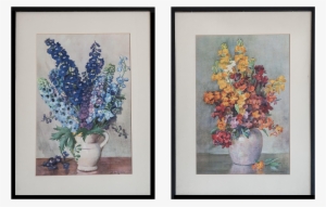 Delphinium Drawing Painting