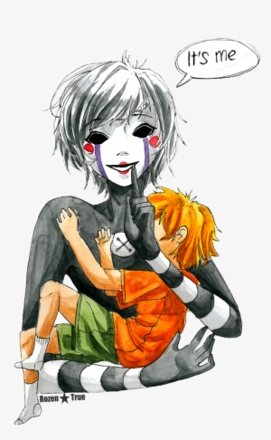 Humanization Puppet And Boy "golden Freddie" From The - Game Humanization