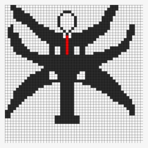7306-slender Man - Slenderman Cross Stitch