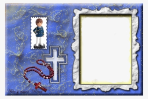 Mundos De Fotomontajes Digitales Y Recursos Religiososlorena - Marcos De Primera Comunion Para Niño
