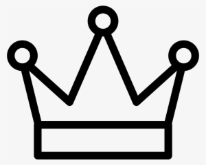 Black And White Crown Emoji - White Crown Icon Png