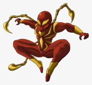 Iron Spiderman Png Photo - Iron Spider Man Spider Man Web Of Shadows