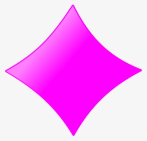 Card Symbols Diamond Vector Clip Art Wxguex Clipart - Purple Diamond Shape