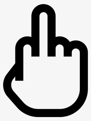 Finger Png Transparent Finger - Middle Finger Icon Png