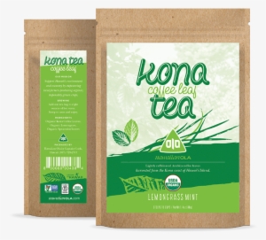 Kona Coffee Leaf Tea Lemongrass Mint Loose Leaf