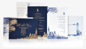 New York City Luxury Wedding Invitation Suite - Wedding Invitation With City