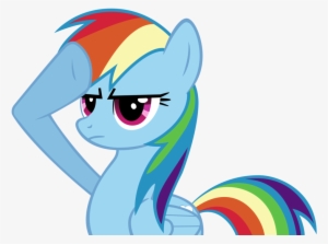 Fanmade Rainbow Dash Salute - Rainbow Dash Salute