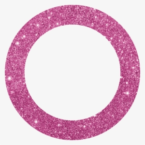 Pink Glitter Png Download - Circle