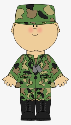 Image Black And White Stock Boy In Army Uniform Clip - Army Man Clip Art