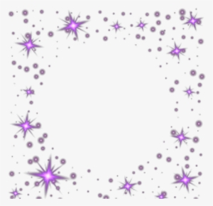 Ftestickers Frame Glitter Sparkle Purple - Motif