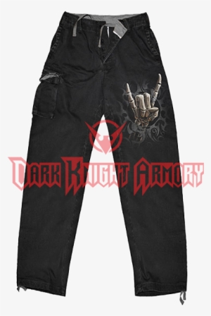 Bojówki Spiral - Rock Salute - Mężczyźni - Czarny