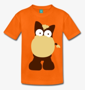 Naranja Caballo Al Estilo De Dibujos Animados Camisetas - T-shirt