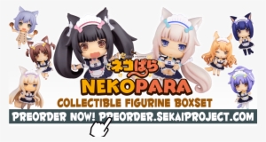 Including Eight Individual 60 Mm Tall, Pvc Figurines - Nekopara Cats Paradise Trading Figure Box 8 Figures