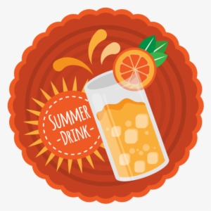 Etiqueta Naranja Bebida De Verano - Drink