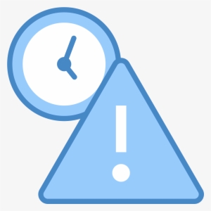The Icon Is Of Two Shapes, One Triangle Shape With - Expired Icon Png