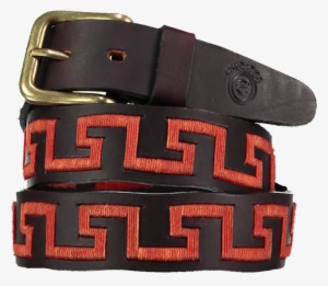 Felipe Naranja Polo Belt - Mens Polo Belt Leather