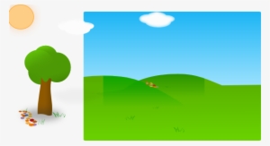 Grass With Butterflies Clipart Pictureu200b - Farmer Backgorund Clipart