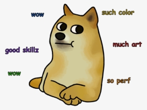 Shibe Doge By Bananapistol-d6tpuql - Simple Doge Drawing