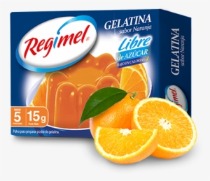 Caja Gelatina Naranja - Regimel