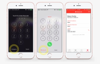 How To Find A Medical Id On A Locked Phone - Iphone
