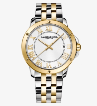 Tango Date Steel And Yellow Gold Pvd Plating White - Raymond Weil Ladies Watch Rose Gold