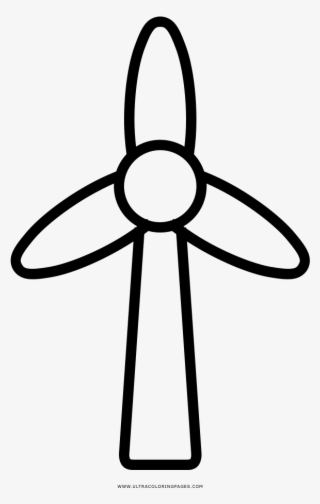 Wind Turbine Coloring Page - Helice Eolica Para Dibujar