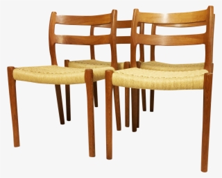 M#century Modern Chairs In Teak By Niels Moller On - Chair