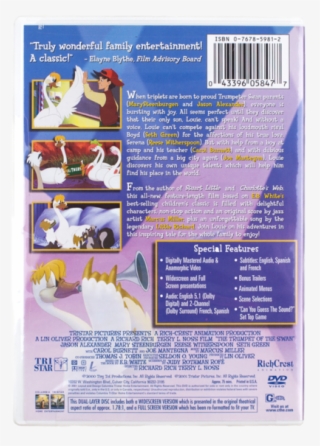 Trumpet Of The Swan 2001 Dvd
