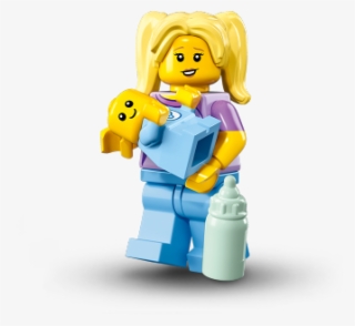 Lego Minifig Png - Lego Minifigures Series 16 Babysitter