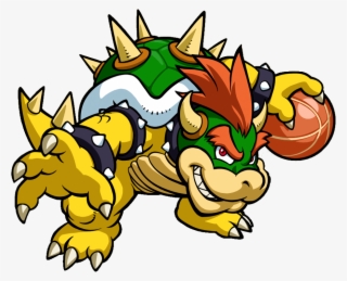 Mario Clipart Basketball - Mario Slam Basketball Bowser