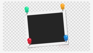 Polaroid Frame Tape Background Clipart Photographic - Clip Art