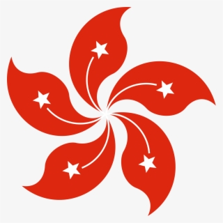 Hong Kong Logo Png - Hong Kong Flag Black