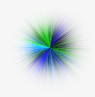 Ftestickers Effect Light Glow Blue Green - Raio De Luz Verde Png