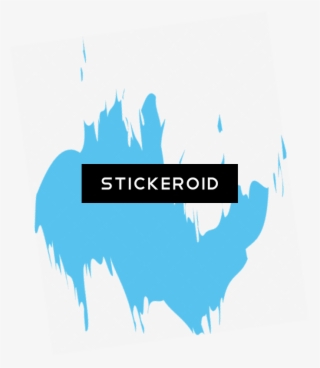 Blue Paint Splatter - Graphic Design