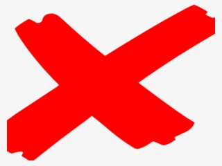 Red Cross Mark Png Transparent Images - Red X Mark Transparent