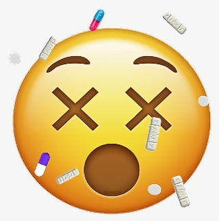 Emojisticker Emoji Xans Pills Supreme Memezasf - Faint Emoji