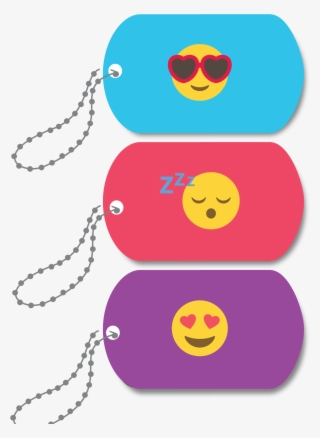 Mini-metal Tags - Emoji Sublime - Metal