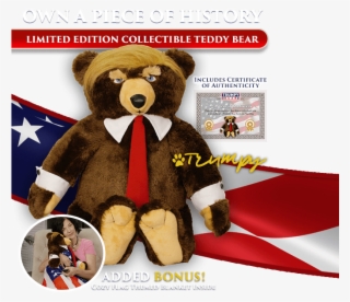 Trumpy Bear Is A Plush 22" Bear With An Attached 28" - Trumpy Bear