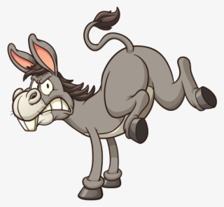 Printed Vinyl Angry Stickers - Clipart Donkey