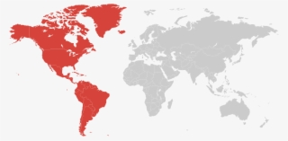 North, Central, South America And The Caribbean - South Africa Global Map