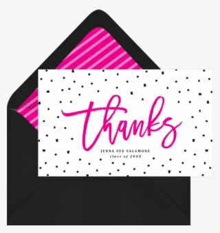 Confetti On Fleek Thank You Note - Quotes Bible