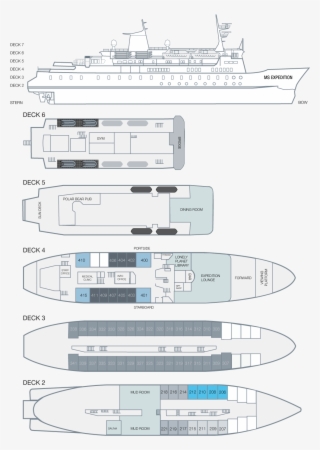 Expedition Deck Plan - Cruiseferry